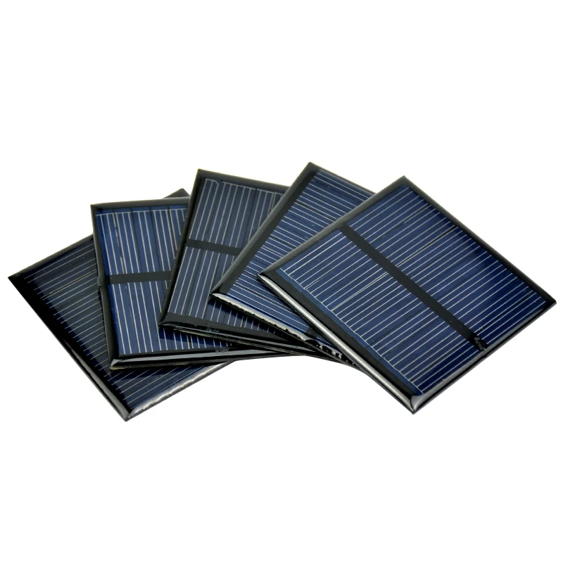 Solar Panel 12V 1.5W Mini Solar System DIY Outdoor Battery Cell Phone Chargers Portable Solar Cell 1