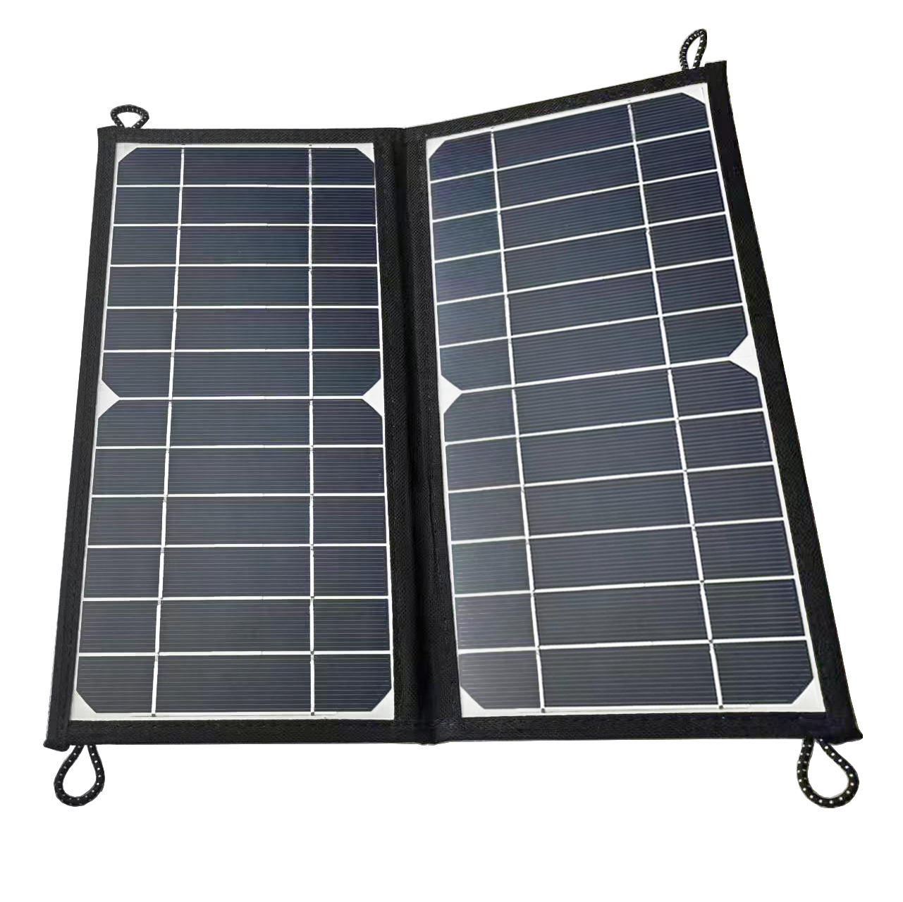 Solar Charger with 2 USB Ports Portable Solar Panel foldable Phone Charger for Camping, Hiking Compa